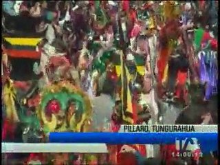 Píllaro recibió a turistas en la tradicional Diablada