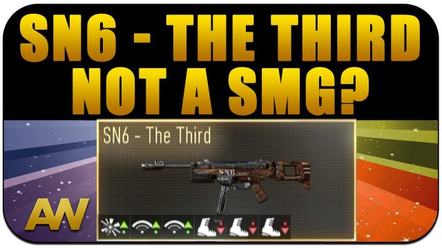 COD Advanced Warfare: SN6 The Third - Rare Supply Drops Weapon Review (Call of Duty AW)