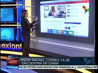 Rafael Correa inicia visita oficial a China