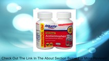 Equate Extra Strength Acetaminophen LARGE Twin-Pack 500mg, 500 tabs Review