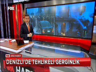 Denizli'de tehlikeli gerginlik öldürülen zanlının yakınları 5  evi yaktı