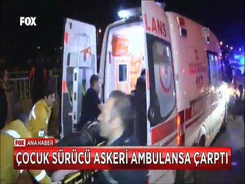 Çocuk sürücünün çarptığı ambulansta şehit olan askerin cenazesinde tartışma