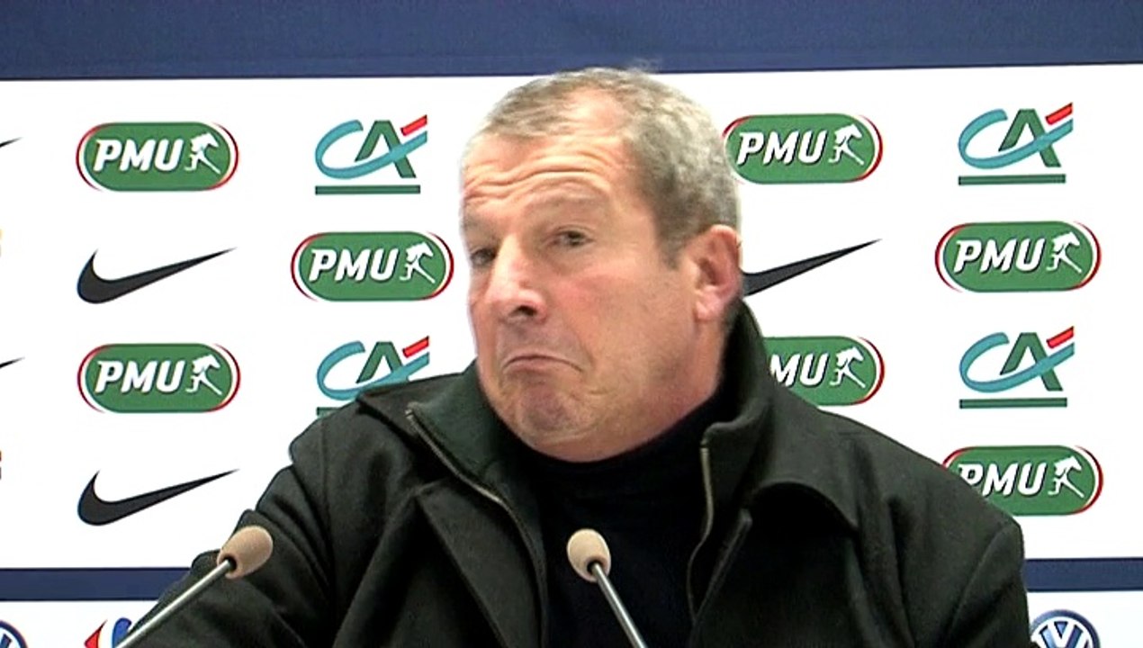 Rolland Courbis après MHSC 0-3 PSG (Coupe de Fr...