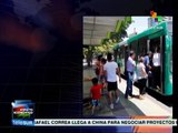 Alza del transporte público en Chile causa malestar social