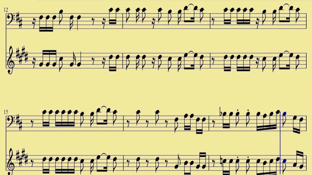 [ Baritone BC, TC ] Talk Dirty - Jason Derulo I - downloadsheetmusic.com.br