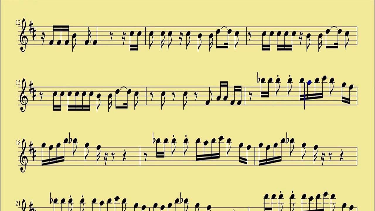[ Flute ] Talk Dirty - Jason Derulo I - www.downloadsheetmusic.com.br