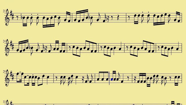 [ Oboe ] Talk Dirty - Jason Derulo I - downloadsheetmusic.com.br