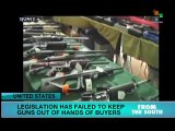 US: No new federal gun control legislation passed