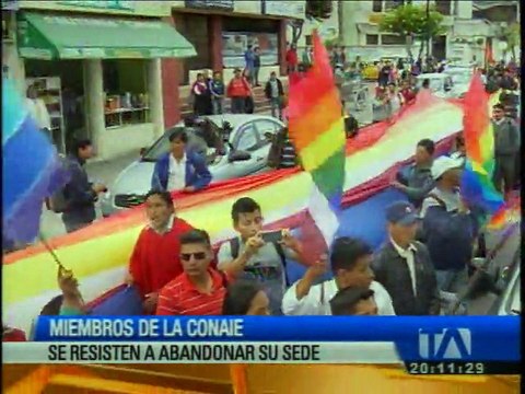 Este martes se cumple el plazo para que la Conaie desaloje el edificio