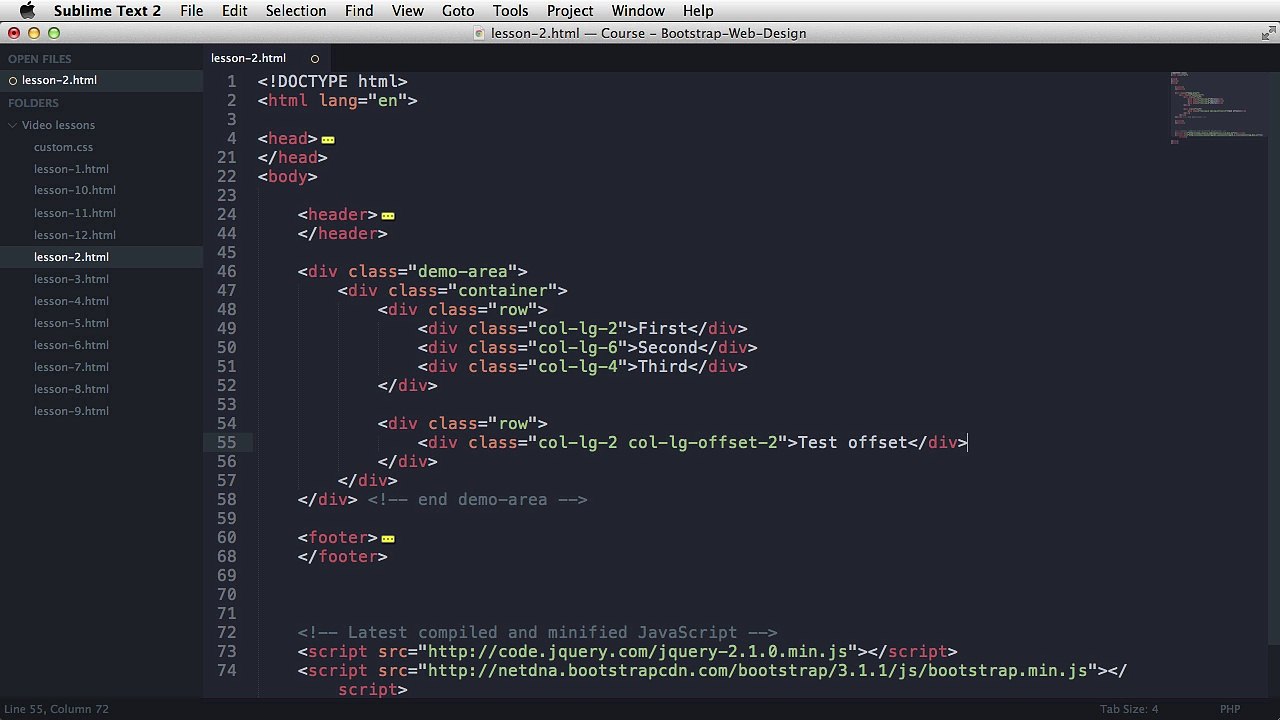 Bootstrap 3 for Web Design - 3.1. The Grid System