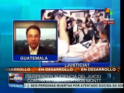 Guatemala: suspenden audiencia del juicio contra exdictador Ríos Montt