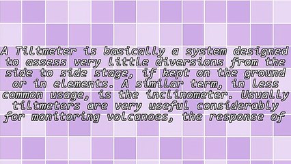 Know More About Tiltmeter With This Article