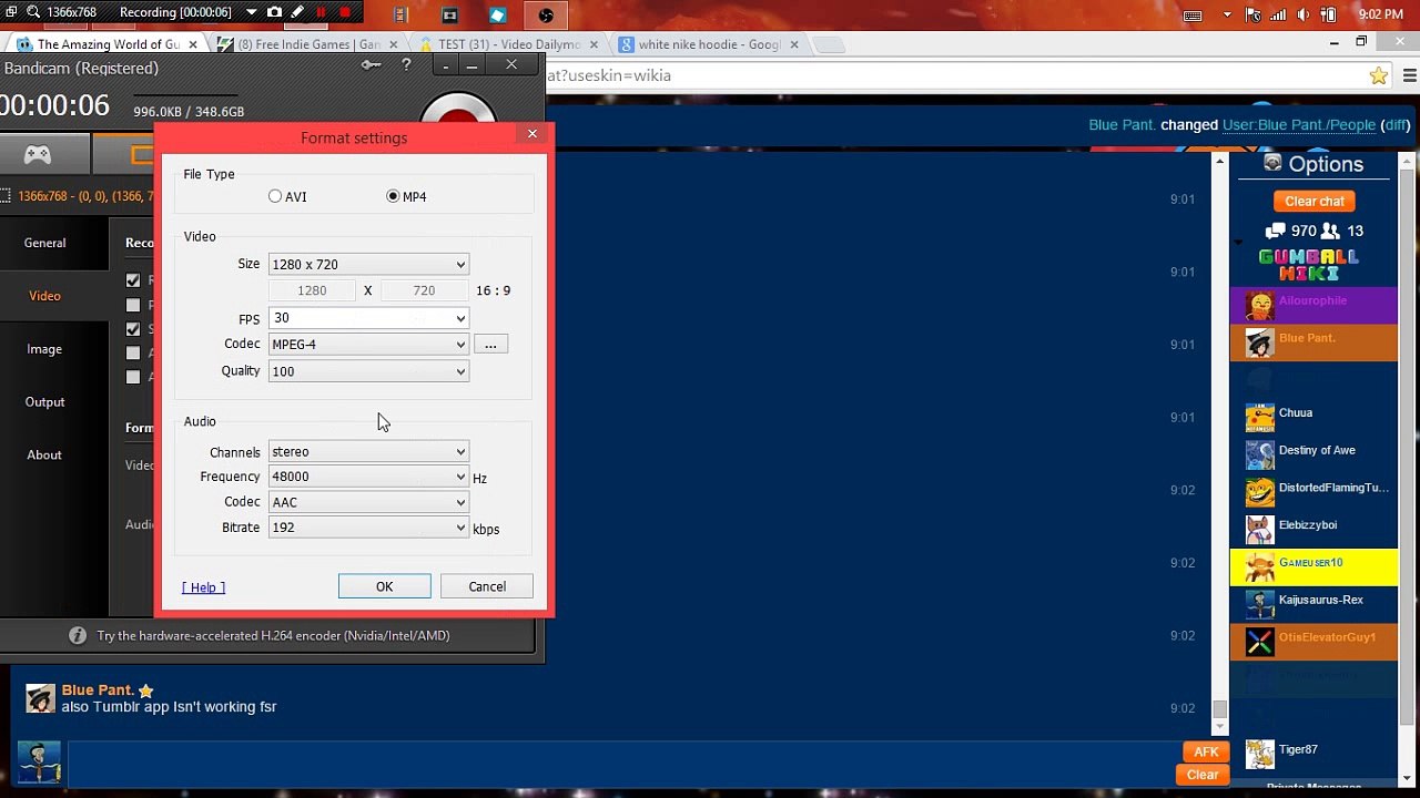 my settings