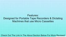 RCA RCTMC606 Micro Cassette Tapes (6 Pack) Review