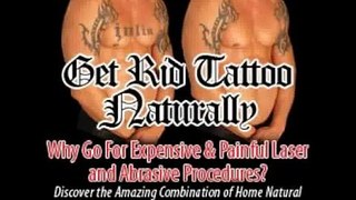 Get rid tattoo yourself