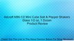 Adcraft MIN-1/2 Mini Cube Salt & Pepper Shakers Glass 1/2 oz, 1 Dozen Review