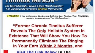 Tinnitus Miracle Side Effects + DISCOUNT + BONUS