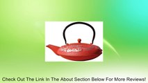 Old Dutch Cast Iron Nara Teapot, 40-Ounce, Red/Silver Review