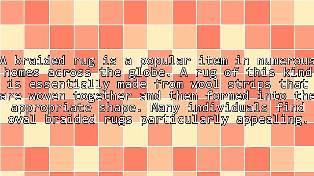 The Appearance Of A Home Can The Enhanced By Oval Braided Rugs