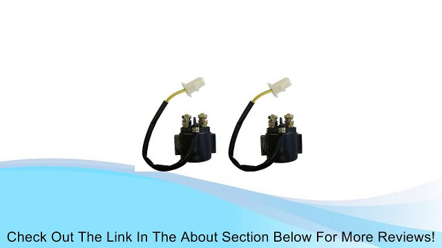 2 Units Starter Solenoid Relay Yamaha Timberwolf 250 YFB250 1992 1993 1994 1995 1996 1997 1998 1999 2000 Review