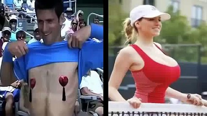 Funny Moments in Tennis ever (All Legend: Federer, Nadal, Agassi, Nole)