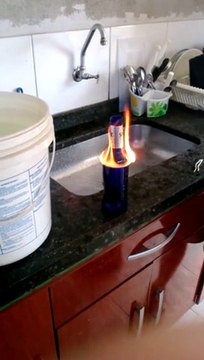 How to make a cool glass with a beer bottle