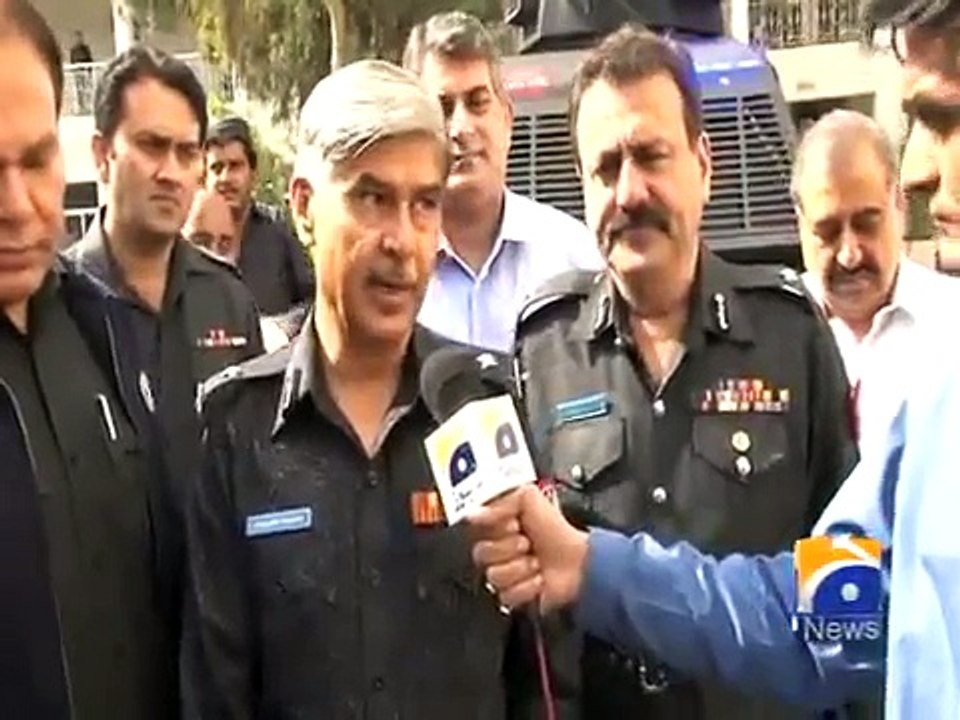 Geo News Headlines 6 January 2015_ IG Sindh meeting