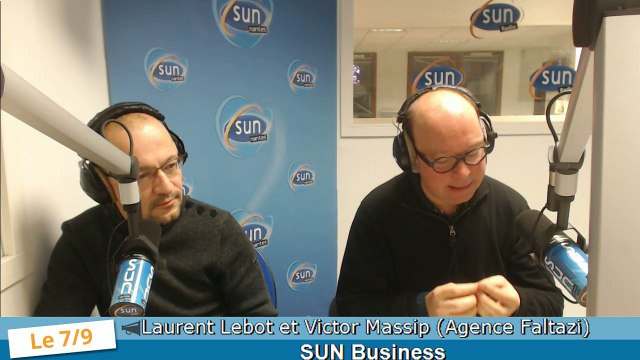 SUN Business, mardi 6 janvier 2015 : Victor Massip et Laurent Lebot (Agence de design Faltazi)