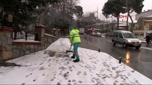 Anadolu Yakasında Kar Yağışı Etkili Oluyor
