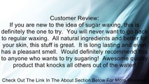 33 Oz Soft Sugaring Medium Kit Egyptian Sugar Wax Hair Removal 100% Natural Paste  16 Strips and 6 Wooden Spatula Review