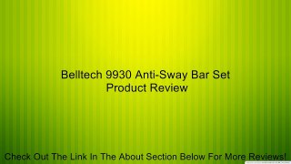 Belltech 9930 Anti-Sway Bar Set Review