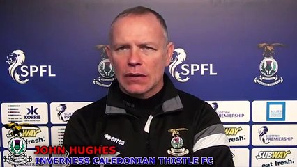CaleyJagsTV  John Hughes Pre Match v Dundee  05-12-14