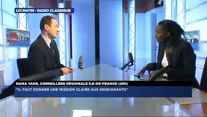 Rama Yade, invitée de Guillaume Tabard avec LCI.