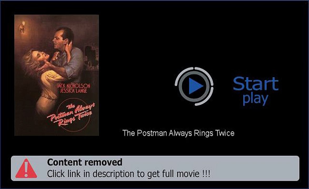 The Postman Always Rings Twice Movie Stream Or Download