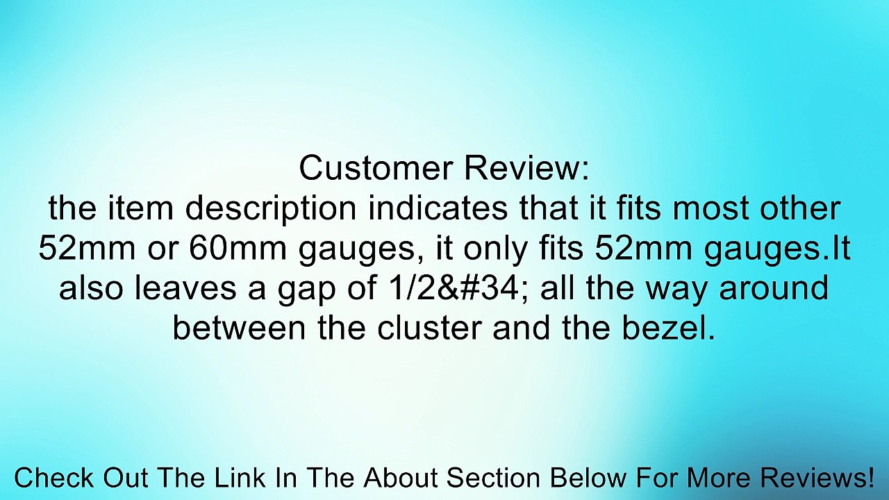Blox Racing (BXGA-00204) 2-Gauge Cluster Bezel for Mitsubishi Eclipse Review