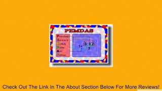 PEMDAS - Parenthesis, Exponents, Multiply, Divide, Add & Subtract - Math Classroom Poster Review