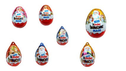 Surprise eggs, Kinder Surprise, Kinder Sorpresa, Kinder überraschung Weihnachts Bande