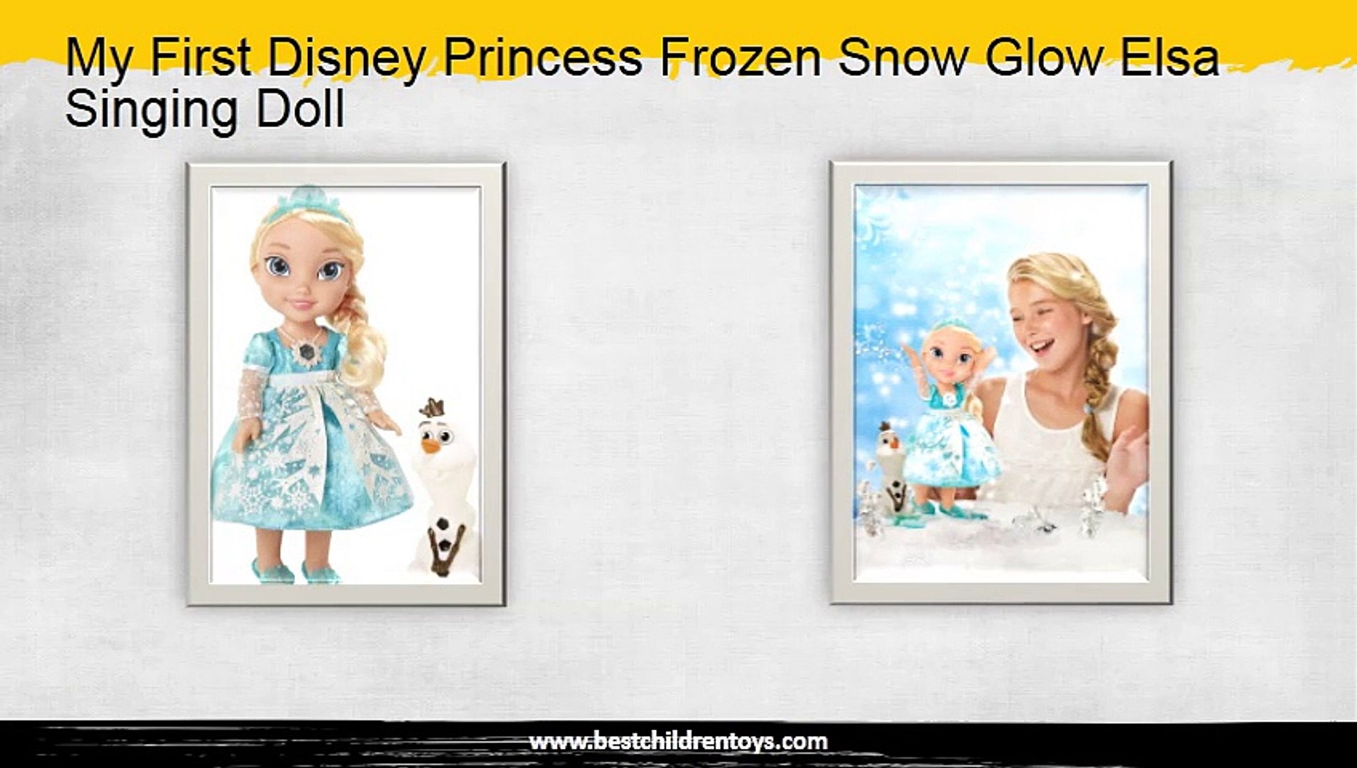 frozen snow glow elsa singing doll