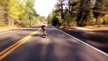 Skateboard - descente à plus de 100 km/h dans le Colorado