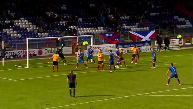 Caley keeper makes two great diving saves!