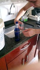 transformer une bouteille en verre