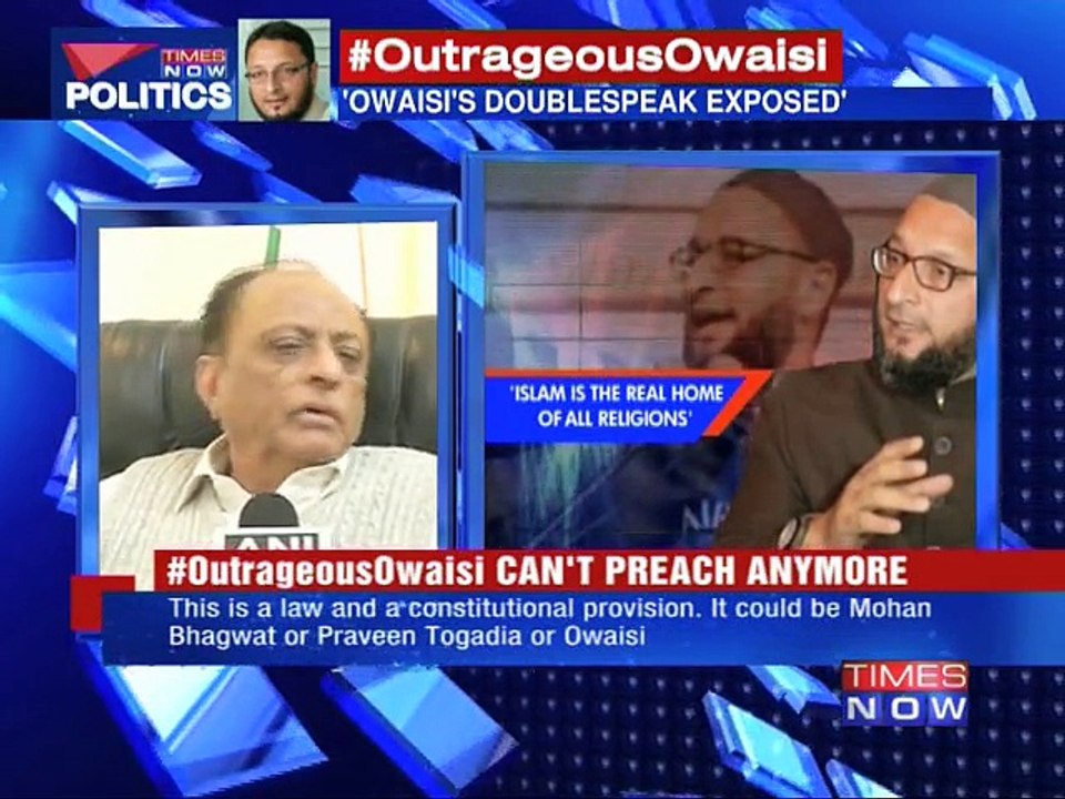 Outrageous Owaisi does it again