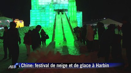 Un festival de glace et de neige s'ouvre en Chine