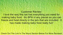 Baby Food Making And Storage Kit - On The Go Package - Award-Winning All Natural Baby Food System By Sage Spoonfuls Review