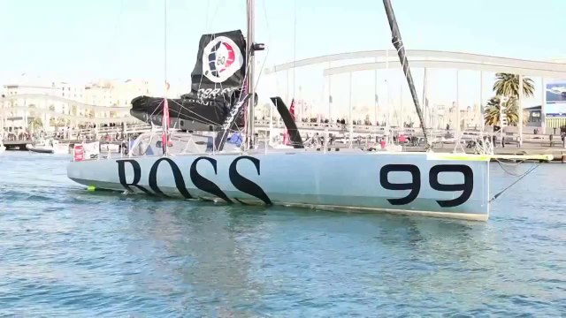 Barcelona World Race 2014/15 : HUGO BOSS 201415 Barcelona World Race start