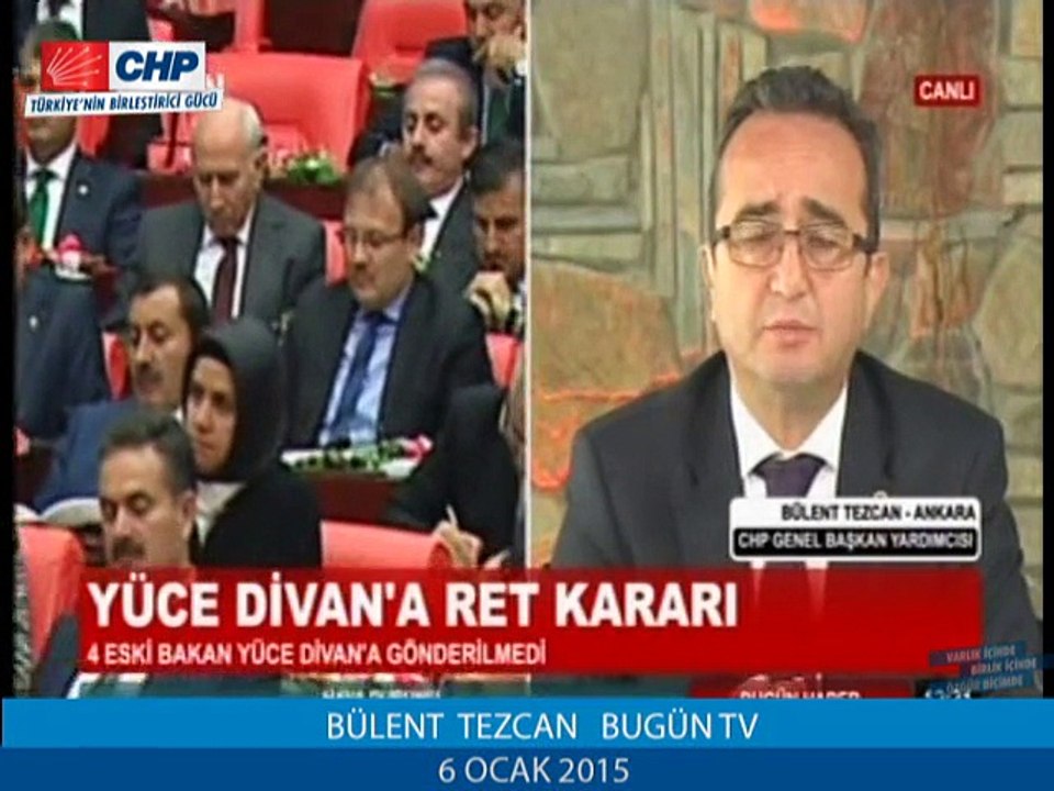 BÜLENT TEZCAN BUGUN TV 06/01/2015