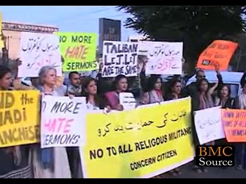 NGOs Protest againts taliban