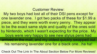 Glow-In-The-Dark Stylus Pen Set for Nintendo DS Lite (4 Pack, Lifetime Warranty, Bulk Packaging) Review
