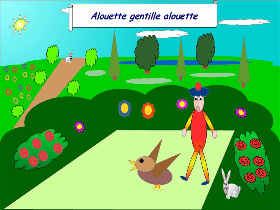 Alouette, gentille alouette comptines enfants chanson musique comptine enfant petit bebe Vidéo