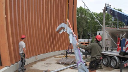 CHRONIQUES DE CHANTIER : pose de la coque intérieure bois